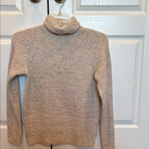 Cozy Speckled Turtleneck Sweater size XS
